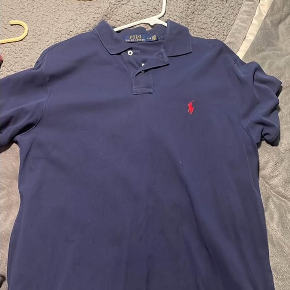Polo by Ralph Lauren Men's Classic Blue Polo Shirt